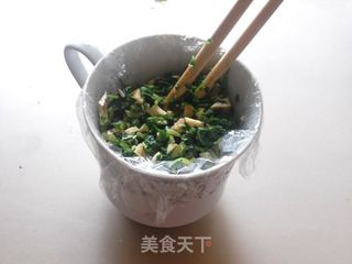 马兰头拌香干的做法步骤:7