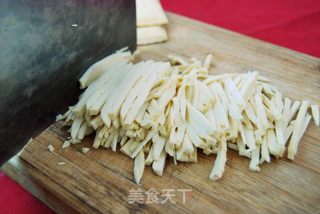 香干炒韭菜的做法步骤:3