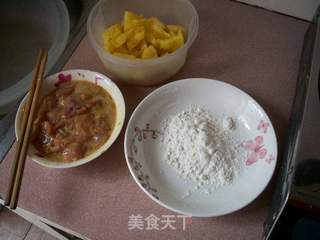 菠萝咕噜肉的做法步骤:3