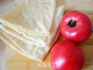 番茄鸡蛋烩饼的做法步骤：1