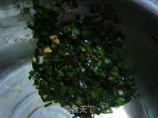 粗粮韭菜肉饼的做法步骤：2