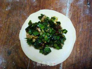 粗粮韭菜肉饼的做法步骤：5