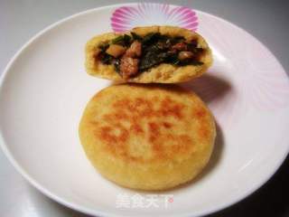 粗粮韭菜肉饼的做法步骤：14