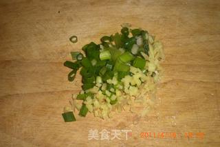 青菜炒红薯粉的做法步骤：3