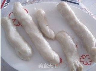 番茄炒年糕(附自制年糕过程)的做法步骤:8