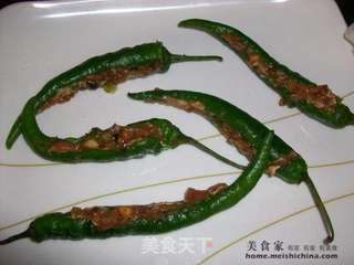 家常菜肴@@酿虎皮尖椒的做法步骤:6