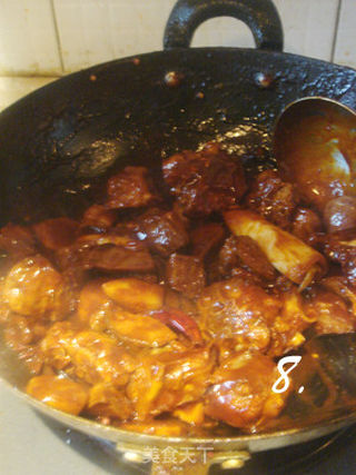 谷雨 润水 微寒 胃暖——红焖牛舌尾的做法步骤：8