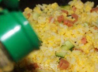 蛋炒饭的做法步骤:9