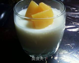黄桃双皮奶~的做法步骤:9
