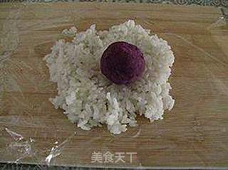 紫薯饭团的做法步骤:7