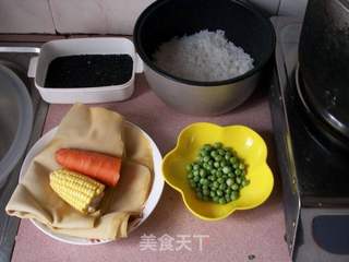 豆皮饭团的做法步骤：1