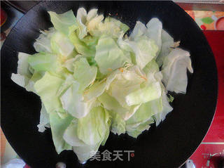 辣酱爆炒包菜的做法步骤:8