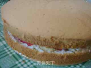 草莓奶油蛋糕的做法步骤：8