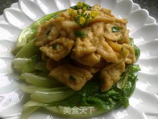 【蚝油豆泡扒生菜】的做法步骤:13