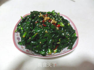 湘菜凉拌韭菜的做法步骤:7