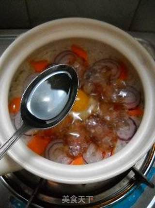 洋葱沙茶煲仔饭的做法步骤:7