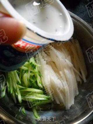 清凉薄荷蔬果沙拉的做法步骤:8