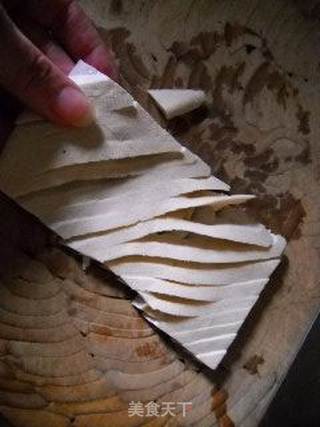 香卤蓑衣干的做法步骤:3