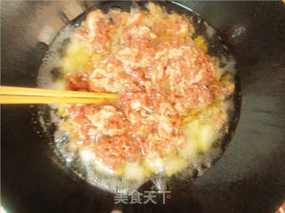 蒜爆羊肉片的做法步骤:7
