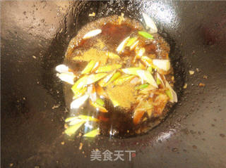 蒜爆羊肉片的做法步骤:9