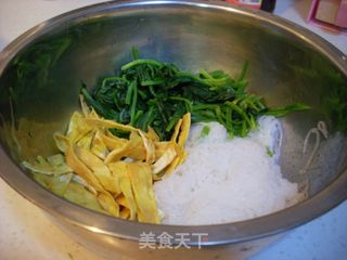 凉拌菠菜粉丝的做法步骤：6