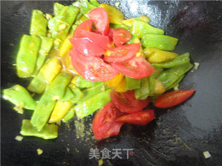 咖喱豆角焖面的做法步骤:6