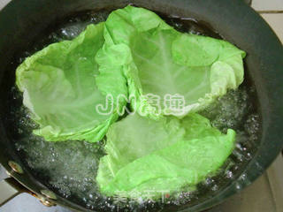 【花样包菜】包菜早餐卷的做法步骤:4