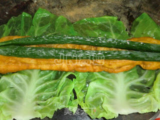 【花样包菜】包菜早餐卷的做法步骤:5