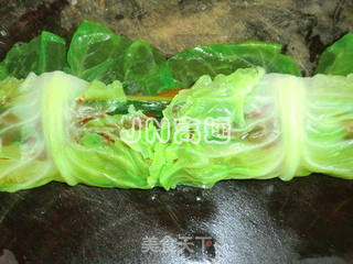 【花样包菜】包菜早餐卷的做法步骤:6