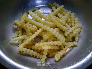 自制超级美味的【奶味薯条】的做法步骤:11