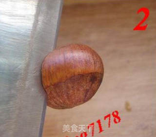 糖炒栗子—五分钟的微波炉美食的做法步骤:2