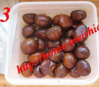 糖炒栗子—五分钟的微波炉美食的做法步骤:3