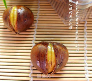 糖炒栗子—五分钟的微波炉美食的做法步骤:7