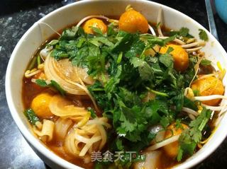 简单不减味的越南鱼丸河粉的做法步骤：11