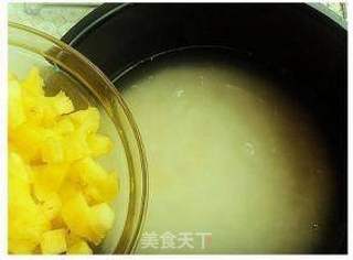 让宝贝爱上吃饭---菠萝饭(饭锅版)的做法步骤:5