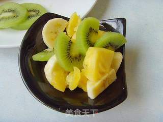 金翠沙拉的做法步骤:3