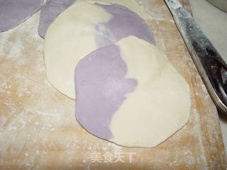 【花样包菜】--双色菜包的做法步骤：7