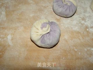 【花样包菜】--双色菜包的做法步骤：8