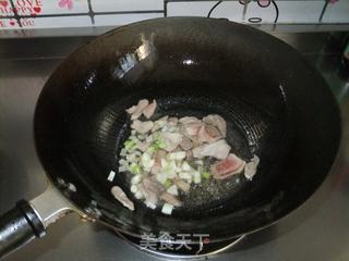 莴苣炒肉片的做法步骤：6