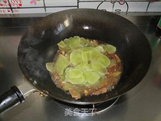 莴苣炒肉片的做法步骤：8