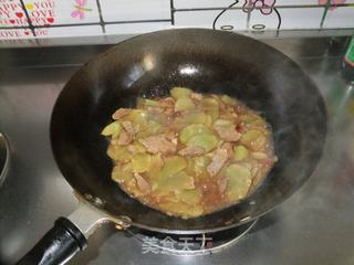 莴苣炒肉片的做法步骤：10