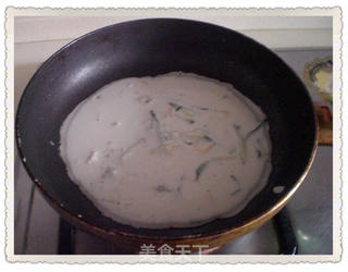 鸡蛋饼的做法步骤:4