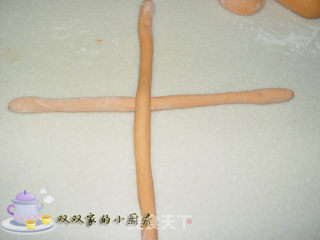 胡萝卜辫子馒头的做法步骤:7