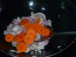 金灿灿——南瓜焗饭的做法步骤:3