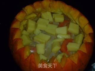 金灿灿——南瓜焗饭的做法步骤:10