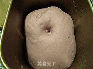 神奇的紫薯----肉松馅紫薯面包的做法步骤:3