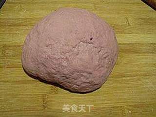神奇的紫薯----肉松馅紫薯面包的做法步骤:4