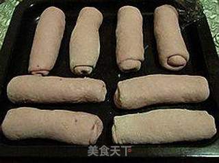 神奇的紫薯----肉松馅紫薯面包的做法步骤:7