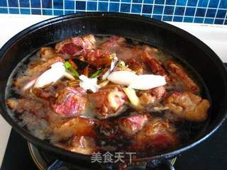 【飞禽走兽】----油豆角炖排骨的做法步骤:6