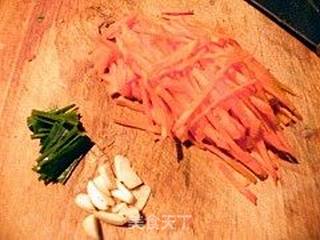 一羊四吃之四 胡萝卜羊肉小炒的做法步骤:2